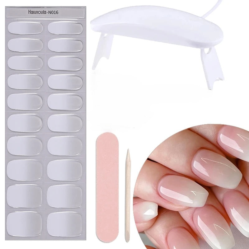 KIT DE VERNIS SEMI PERMANENT| GEL NAIL STICKERS™