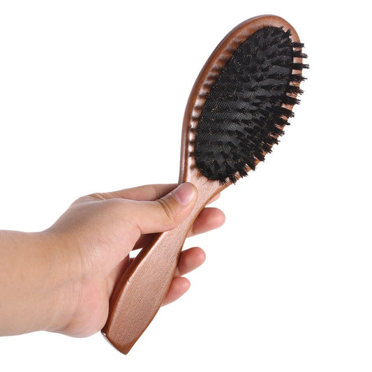 brosse antistatique cheveux soyeux portable